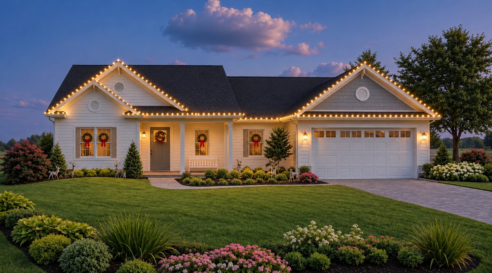 Example home lit with The Ankle-Biter Basic package